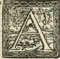 An illustration from Mondo simbolico : formato d'imprese scelte, spiegate, ed illustrate con sentenze ed eruditioni, sacre e profane : in questa impressione da mille e mille parti ampliato (1669)