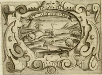 An illustration from Mondo simbolico : formato d'imprese scelte, spiegate, ed illustrate con sentenze ed eruditioni, sacre e profane : in questa impressione da mille e mille parti ampliato (1669)