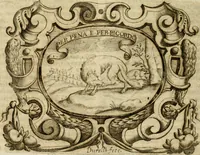 An illustration from Mondo simbolico : formato d'imprese scelte, spiegate, ed illustrate con sentenze ed eruditioni, sacre e profane : in questa impressione da mille e mille parti ampliato (1669)