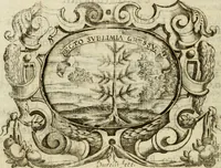 An illustration from Mondo simbolico : formato d'imprese scelte, spiegate, ed illustrate con sentenze ed eruditioni, sacre e profane : in questa impressione da mille e mille parti ampliato (1669)