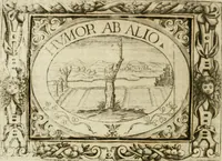 An illustration from Mondo simbolico : formato d'imprese scelte, spiegate, ed illustrate con sentenze ed eruditioni, sacre e profane : in questa impressione da mille e mille parti ampliato (1669)