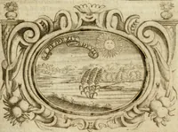 An illustration from Mondo simbolico : formato d'imprese scelte, spiegate, ed illustrate con sentenze ed eruditioni, sacre e profane : in questa impressione da mille e mille parti ampliato (1669)