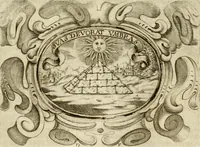 An illustration from Mondo simbolico : formato d'imprese scelte, spiegate, ed illustrate con sentenze ed eruditioni, sacre e profane : in questa impressione da mille e mille parti ampliato (1669)