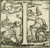 An illustration from Mondo simbolico : formato d'imprese scelte, spiegate, ed illustrate con sentenze ed eruditioni, sacre e profane : in questa impressione da mille e mille parti ampliato (1669)