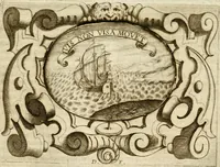 An illustration from Mondo simbolico : formato d'imprese scelte, spiegate, ed illustrate con sentenze ed eruditioni, sacre e profane : in questa impressione da mille e mille parti ampliato (1669)