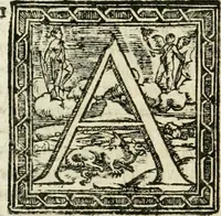An illustration from Mondo simbolico : formato d'imprese scelte, spiegate, ed illustrate con sentenze ed eruditioni, sacre e profane : in questa impressione da mille e mille parti ampliato (1669)