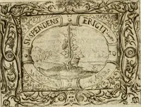 An illustration from Mondo simbolico : formato d'imprese scelte, spiegate, ed illustrate con sentenze ed eruditioni, sacre e profane : in questa impressione da mille e mille parti ampliato (1669)