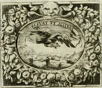 An illustration from Mondo simbolico : o sia vniversita d'imprese scelte, spiegate, ed' illvstrate con sentenze, ed eruditioni sacre, e profane (1653)