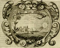 An illustration from Mondo simbolico : o sia vniversita d'imprese scelte, spiegate, ed' illvstrate con sentenze, ed eruditioni sacre, e profane (1653)