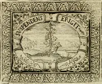 An illustration from Mondo simbolico : o sia vniversita d'imprese scelte, spiegate, ed' illvstrate con sentenze, ed eruditioni sacre, e profane (1653)
