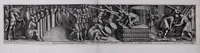 Picture 1 of 7 from Monocromata In Constantiniana Vaticani Aula ab artifice summo Iulio Pippio Romano in fimbrijs parietinarum iconum, Clementis VII iussu, elaborata, vetustate pene consumpta, Petrus Sanctes Bartolus a se delineata in aes aquà incidit simulq. a temporis iniurijs vindicavit (1655), leaf 19