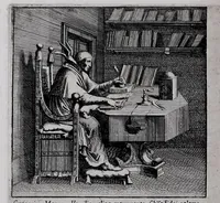 Picture 2 of 7 from Monocromata In Constantiniana Vaticani Aula ab artifice summo Iulio Pippio Romano in fimbrijs parietinarum iconum, Clementis VII iussu, elaborata, vetustate pene consumpta, Petrus Sanctes Bartolus a se delineata in aes aquà incidit simulq. a temporis iniurijs vindicavit (1655), leaf 25