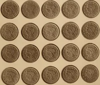 Picture 11 of 12 from Monograph of United States cents and half cents issued between the years 1793 and 1857: to which is added a table of the principal coins, tokens, jetons, medalets, patterns of coinage and Washington pieces, generally classified under the head of colonial coins. A contribution to the numismatic history of the United States (1878), leaf 22