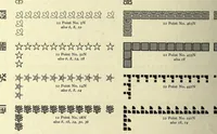 An illustration from The monotype specimen book of type faces. A complete catalog of matrices made for use with the monotype composing machine and with type & rule caster (1922)