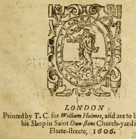 An illustration from Monsievr D'Olive. : A Comedie, as it vvas sundrie times acted by her Maiesties children at the Blacke-Friers. (1606)