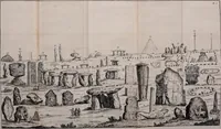 An illustration from Monumens celtiques; ou, Recherches sur le culte des pierres, précédées d'une notice sur les Celtes et sur les druides, et suivies d'étymologies celtiques (1805)