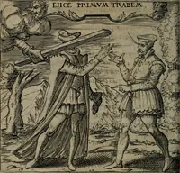An illustration from Monumenta emblematorum Christianorum virtutum : tum politicarum, tum oeconomicarum chorum centuria una adumbrantia. ... (1619)