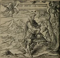 An illustration from Monumenta emblematorum Christianorum virtutum : tum politicarum, tum oeconomicarum chorum centuria una adumbrantia. ... (1619)