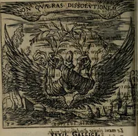 An illustration from Monumenta emblematorum Christianorum virtutum : tum politicarum, tum oeconomicarum chorum centuria una adumbrantia. ... (1619)