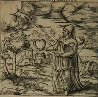 An illustration from Monumenta emblematorum Christianorum virtutum : tum politicarum, tum oeconomicarum chorum centuria una adumbrantia. ... (1619)
