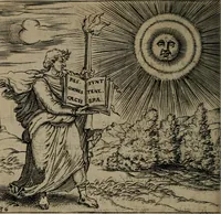 An illustration from Monumenta emblematorum Christianorum virtutum : tum politicarum, tum oeconomicarum chorum centuria una adumbrantia. ... (1619)