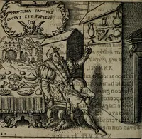 An illustration from Monumenta emblematorum Christianorum virtutum : tum politicarum, tum oeconomicarum chorum centuria una adumbrantia. ... (1619)