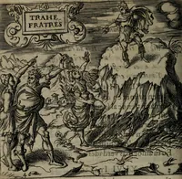 An illustration from Monumenta emblematorum Christianorum virtutum : tum politicarum, tum oeconomicarum chorum centuria una adumbrantia. ... (1619)