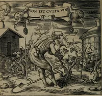 An illustration from Monumenta emblematorum Christianorum virtutum : tum politicarum, tum oeconomicarum chorum centuria una adumbrantia. ... (1619)