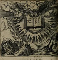 An illustration from Monumenta emblematorum Christianorum virtutum : tum politicarum, tum oeconomicarum chorum centuria una adumbrantia. ... (1619)