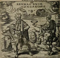 An illustration from Monumenta emblematorum Christianorum virtutum : tum politicarum, tum oeconomicarum chorum centuria una adumbrantia. ... (1619)