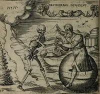 An illustration from Monumenta emblematorum Christianorum virtutum : tum politicarum, tum oeconomicarum chorum centuria una adumbrantia. ... (1619)
