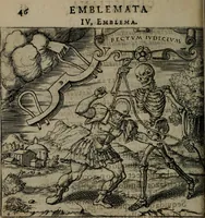 An illustration from Monumenta emblematorum Christianorum virtutum : tum politicarum, tum oeconomicarum chorum centuria una adumbrantia. ... (1619)