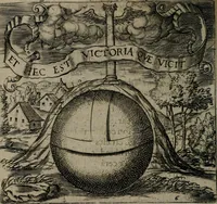 An illustration from Monumenta emblematorum Christianorum virtutum : tum politicarum, tum oeconomicarum chorum centuria una adumbrantia. ... (1619)