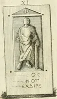 An illustration from Monumenta Graeca ex museo equitis ac senatoris Iacobi NaniI veneti (1785)