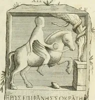 An illustration from Monumenta Graeca ex museo equitis ac senatoris Iacobi NaniI veneti (1785)