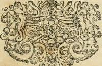 An illustration from Monumenta Paderbornensia : ex historia Romana, Francica, Saxonica eruta, et novis inscriptionibus, figuris, tabulis geographicis & notis illustrata. Accedunt Caroli M. Capitulatio de partibus Saxoniae, ex antiquissimo MS. Palatino Bibliothecae Vaticanae, & Panegyricus Paderbornensis (1672)