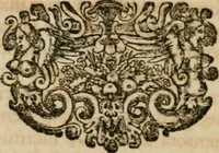 An illustration from Monumenta Paderbornensia : ex historia Romana, Francica, Saxonica eruta, et novis inscriptionibus, figuris, tabulis geographicis & notis illustrata. Accedunt Caroli M. Capitulatio de partibus Saxoniae, ex antiquissimo MS. Palatino Bibliothecae Vaticanae, & Panegyricus Paderbornensis (1672)