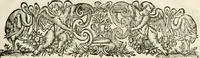 An illustration from Monumenta Patauina, Sertorii Vrsati studio collecta, digesta, explicata, suisque iconibus expressa (1652)