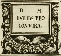 An illustration from Monumenta Patauina, Sertorii Vrsati studio collecta, digesta, explicata, suisque iconibus expressa (1652)
