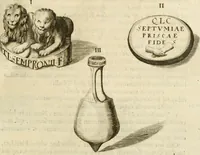 An illustration from Monumenta Patauina, Sertorii Vrsati studio collecta, digesta, explicata, suisque iconibus expressa (1652)