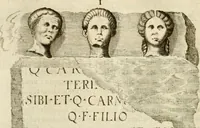 An illustration from Monumenta Patauina, Sertorii Vrsati studio collecta, digesta, explicata, suisque iconibus expressa (1652)