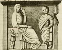 An illustration from Monumenta Patauina, Sertorii Vrsati studio collecta, digesta, explicata, suisque iconibus expressa (1652)