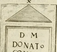 An illustration from Monumenta Patauina, Sertorii Vrsati studio collecta, digesta, explicata, suisque iconibus expressa (1652)