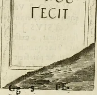 An illustration from Monumenta Patauina, Sertorii Vrsati studio collecta, digesta, explicata, suisque iconibus expressa (1652)