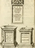 An illustration from Monumenta Patauina, Sertorii Vrsati studio collecta, digesta, explicata, suisque iconibus expressa (1652)