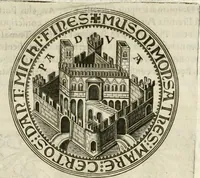 An illustration from Monumenta Patauina, Sertorii Vrsati studio collecta, digesta, explicata, suisque iconibus expressa (1652)
