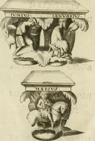 An illustration from Monumenta Patauina, Sertorii Vrsati studio collecta, digesta, explicata, suisque iconibus expressa (1652)