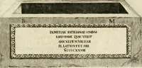 An illustration from Monumenta Patauina, Sertorii Vrsati studio collecta, digesta, explicata, suisque iconibus expressa (1652)