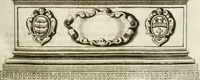 An illustration from Monumenta Patauina, Sertorii Vrsati studio collecta, digesta, explicata, suisque iconibus expressa (1652)