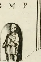 An illustration from Monumenta Patauina, Sertorii Vrsati studio collecta, digesta, explicata, suisque iconibus expressa (1652)